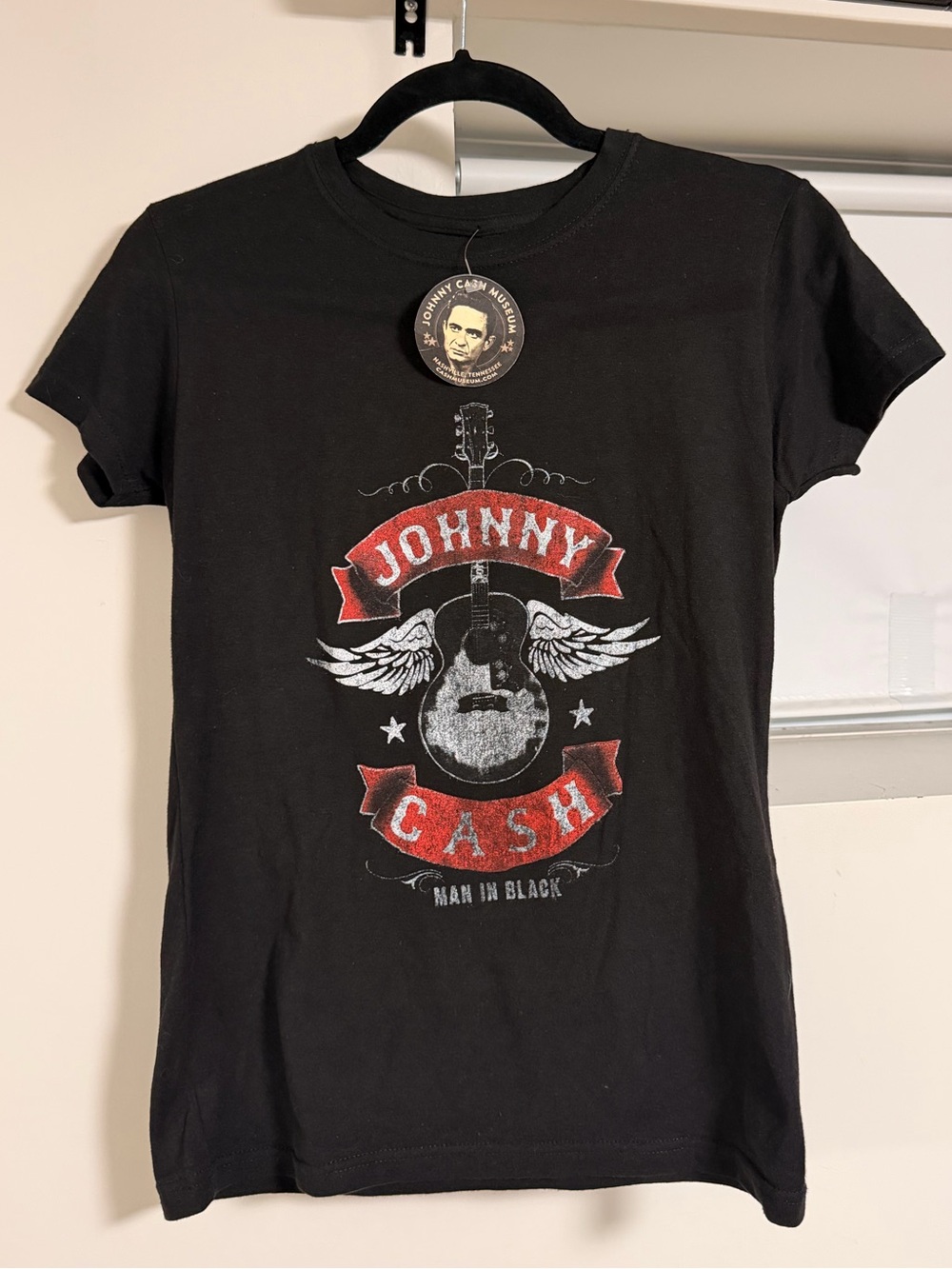 Johnny Cash Women's Black T-Shirt NEW w Tags On - From Nashville